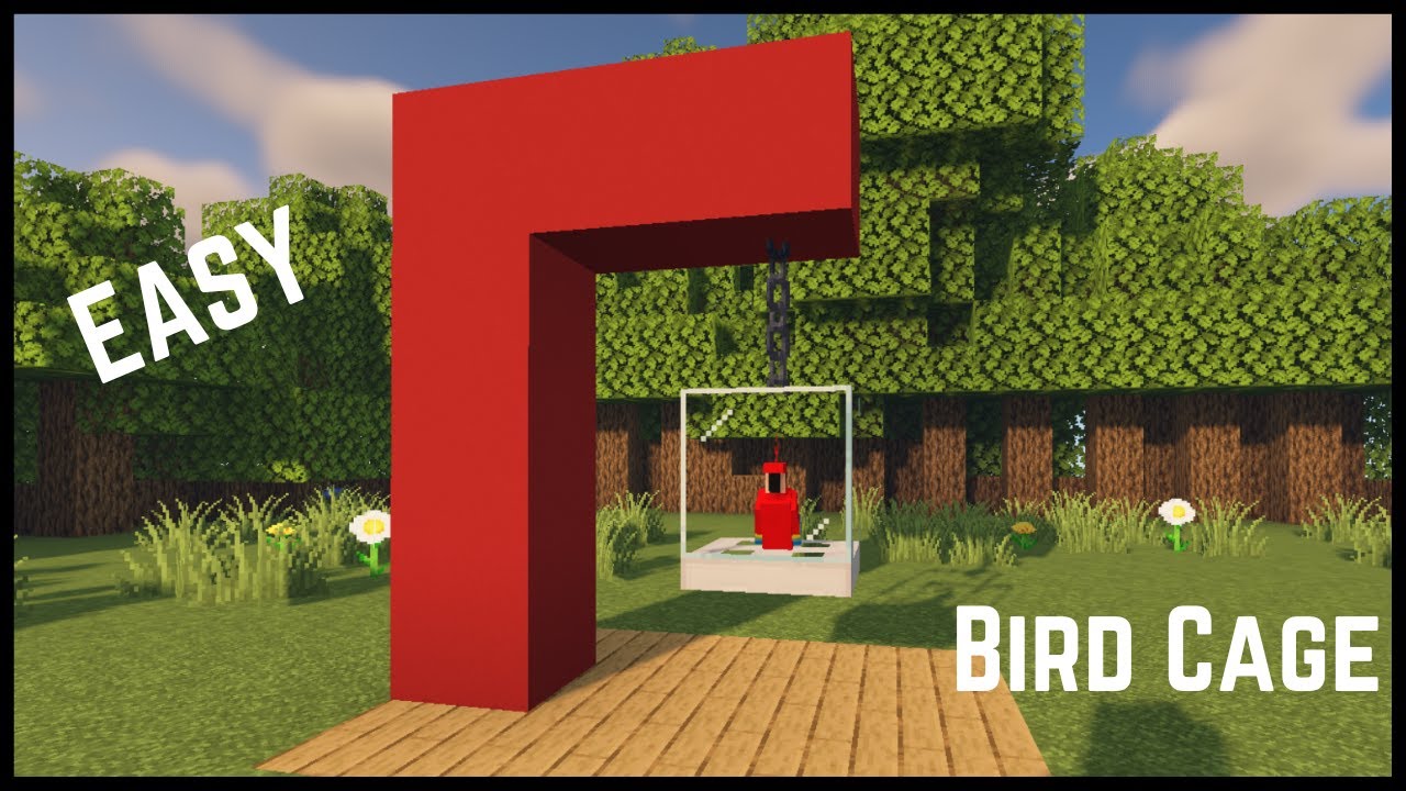 Minecraft Birdcage Tutorial How To Make Parrot Cage YouTube