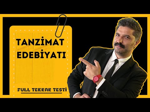 Tanzimat Edebiyatı |Full Tekrar Testi | Rüştü Hoca