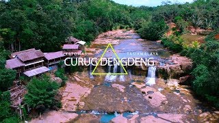 MASIH BANYAK YANG BELUM MENGETAHUI, KEINDAHAN CURUG DENGDENG CIKATOMAS | DRONE VIEW