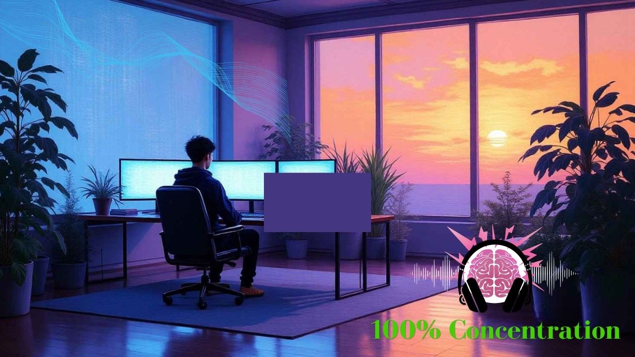 100％集中ゾーン 🧠 ブレインフォーカスミュージック | 76BPM・3時間ループ