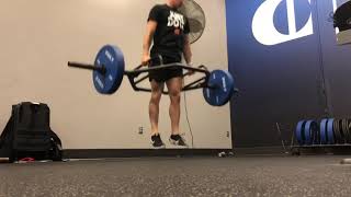 Continuous trap bar jump