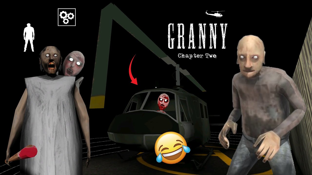Granny Chapter 2 Helicopter Escape Full Gameplay😂 | Horror Game Granny ...