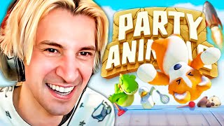 xQc Plays PARTY ANIMALS!