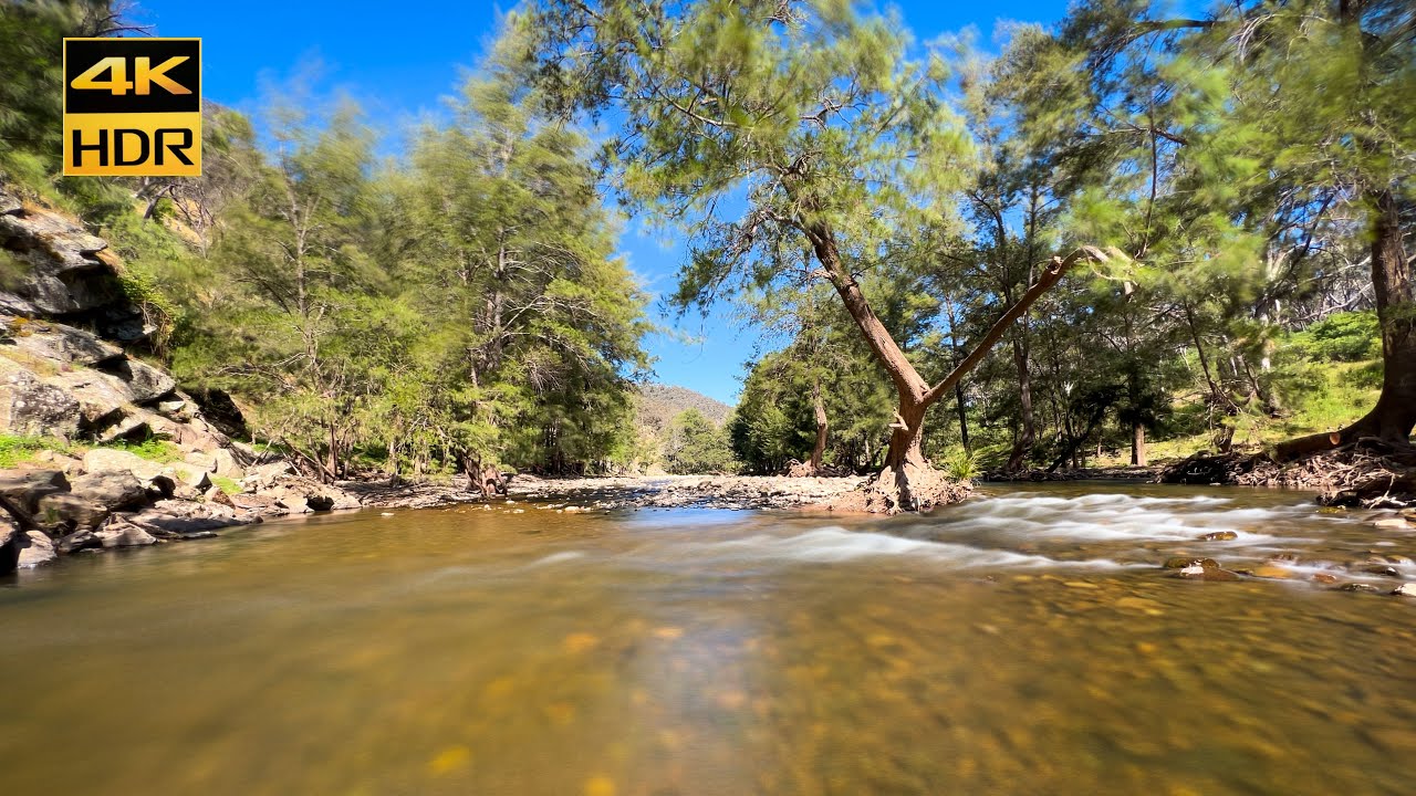 In the water at the Turon river POV | 4K 60fps HDR binaural audio, no ...