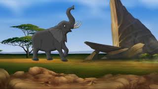 An Elephant In Lion King 1 12 Dvd Menu