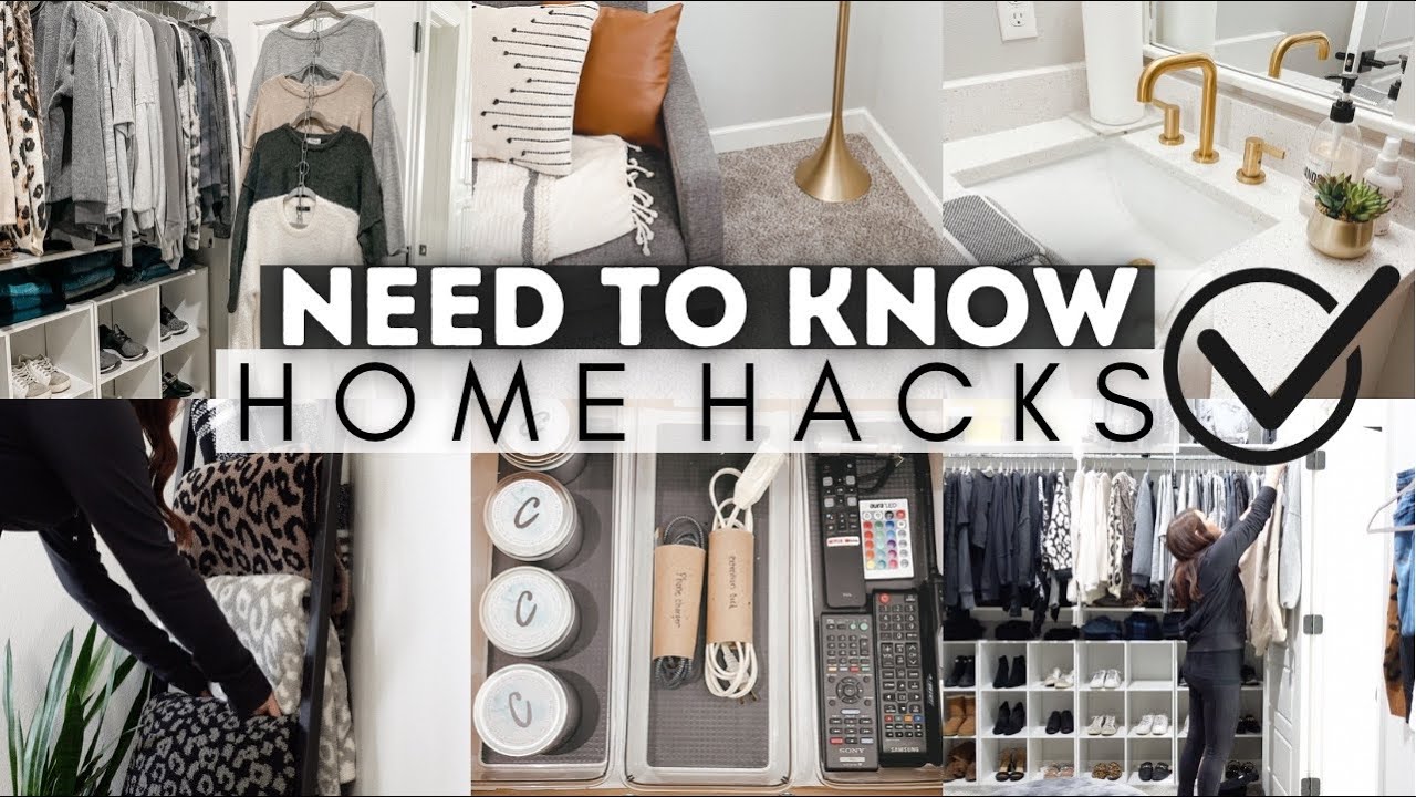 2022 NEED TO KNOW HOME HACKS, 11 HOME HACKS FOR 2022