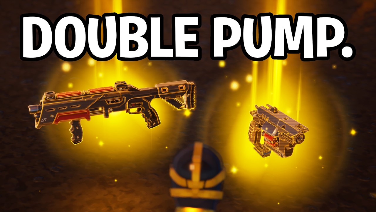 so Fortnite added DOUBLE PUMP...