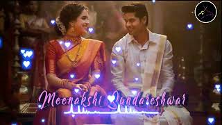 Meenakshi Sundareshwar bgm / love music🎶 / #meenakshisundareshwar #bgmpsycho #loverintone