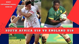 U18 Rugby | South Africa vs England | Intense Battle