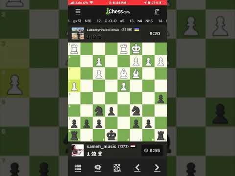 عشاق الشطرنج ٦ Chess Lovers مبارة شطرنج مع لاعب من أوكرانيا Ukraine