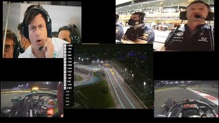 Verstappen vs Hamilton Last Lap Overtake 2021 Abu Dhabi Gp Multi-Screen