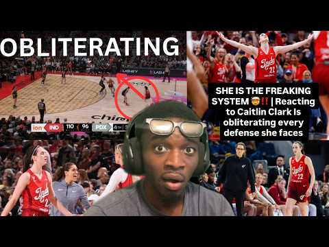 SHE IS THE FREAKING SYSTEM!! | Reacting to Caitlin Clark Is obliterating every defense she faces