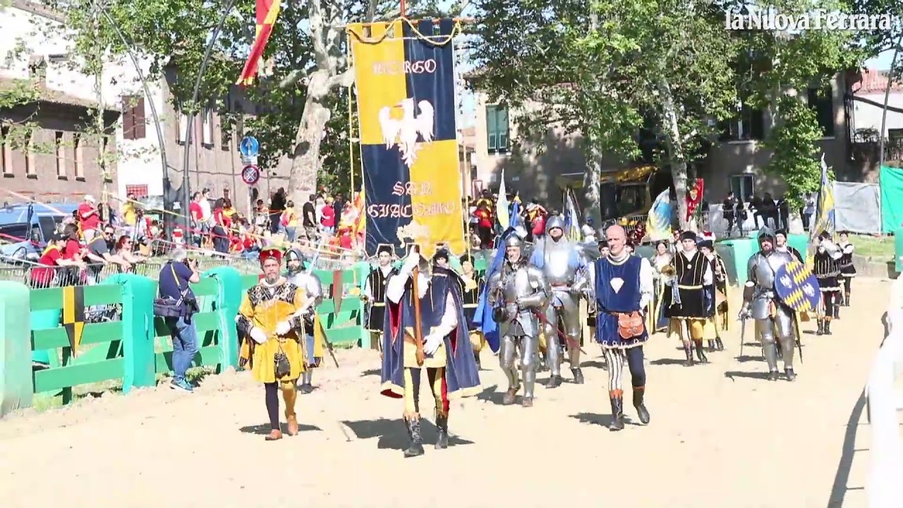 La sfilata del Palio di Ferrara 2019: uno spettacolo di colori