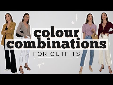 10 Outfit Colour Combinations colour matching tips & everyday outfit ideas