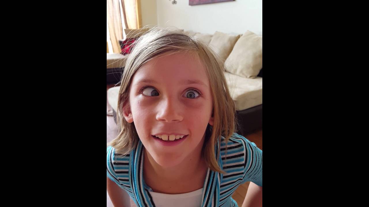 Cross eyed girl! YouTube