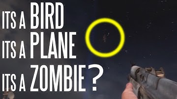 Black Ops 2 Zombies: Die Rise Flying Zombie Glitch (WTF Zombie)