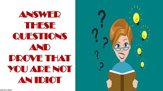 90% Fail This Test!! Are You One of Those?|Idiot Quiz |Riddles Test |Quiz Space