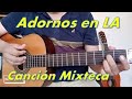 Adornos para cambiar de acordes en guitarra fácil , Adornos en LA