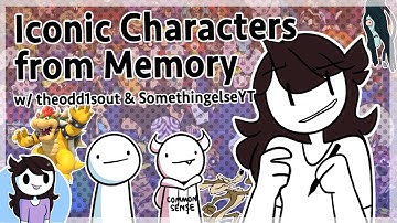 Drawing Characters from Memory w⁄ theodd1sout & SomethingElseYT