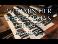 April 21 2024   westminster presbyterian church worship service