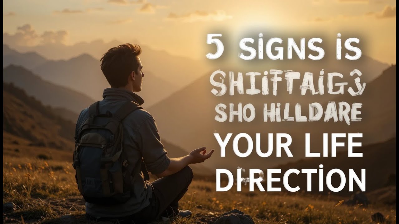5 Signs God Is Shifting Your Life Direction - YouTube