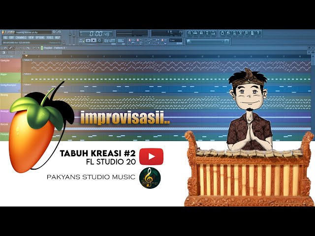 Tabuh Kreasi Improvisasi #2 FL Studio 20 Gamelan Gong Kebyar Bali class=