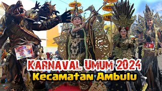 Karnaval Umum Kecamatan Ambulu 2024