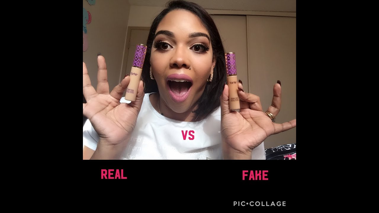 Real vs fake, Tarte shape tape concealer vale la pena??? YouTube