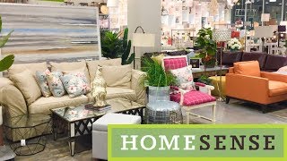 HOME SENSE FURNITURE SOFAS COUCHES ARMCHAIRS CHAIRS HOME DECOR SHOP WITH ME SHOPPING STORE WALK 4K