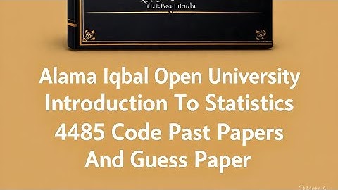 AIOU 4485 Past Papers| AIOU 4485 Guess Paper| AIOU Bs 4485 Past Papers| AIOU 4485 Old Papers| 4485