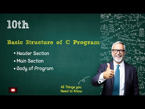 Basic Structure of C Program - C language