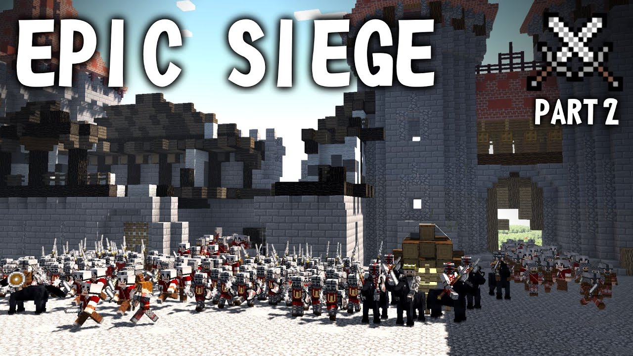 Epic Siege in Minecraft - part 2/2 - YouTube.
