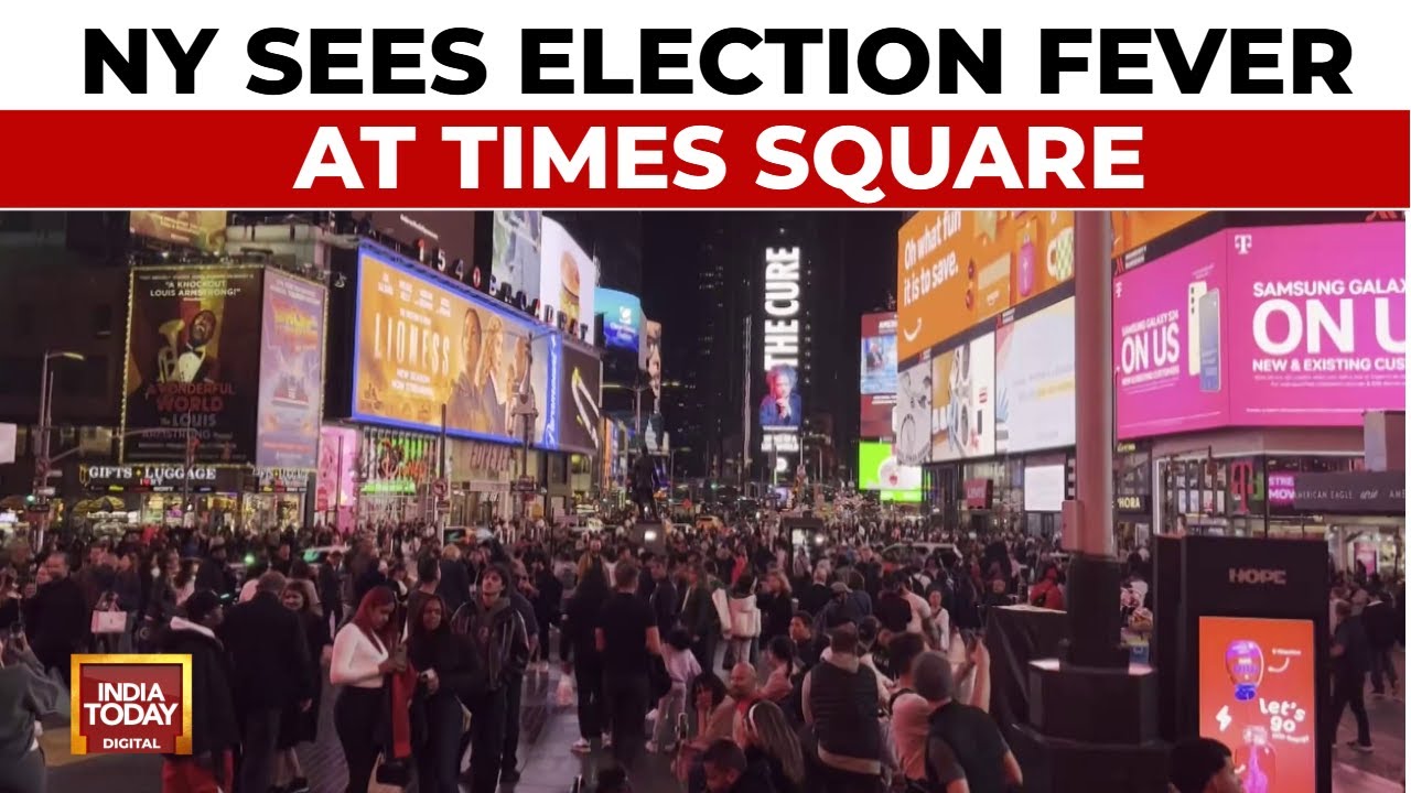 US Election 2024: As Counting Continues NY Sees Election Fever At Times ...
