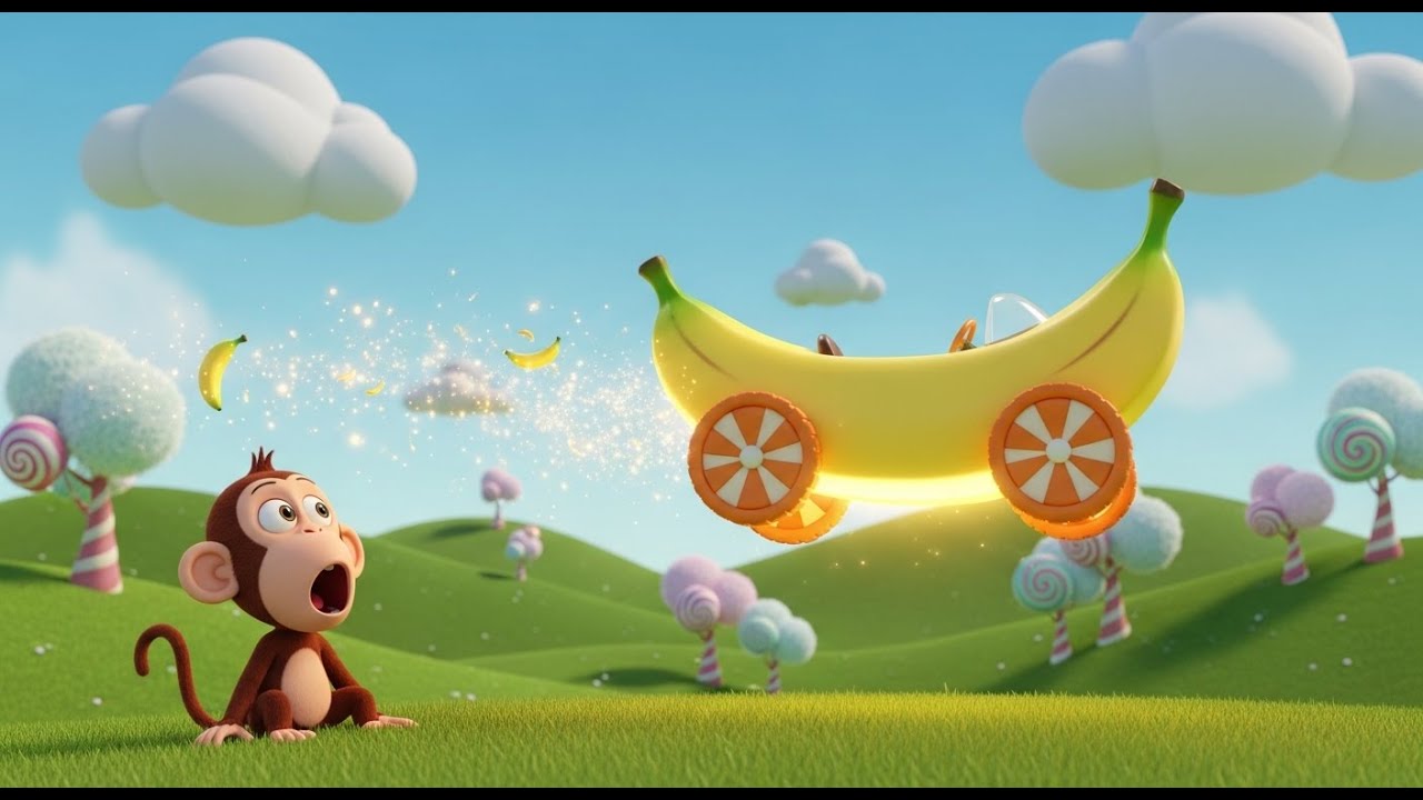 Monkey Song – Where’s My Banana Car | Funny Animal Song for Kids ...