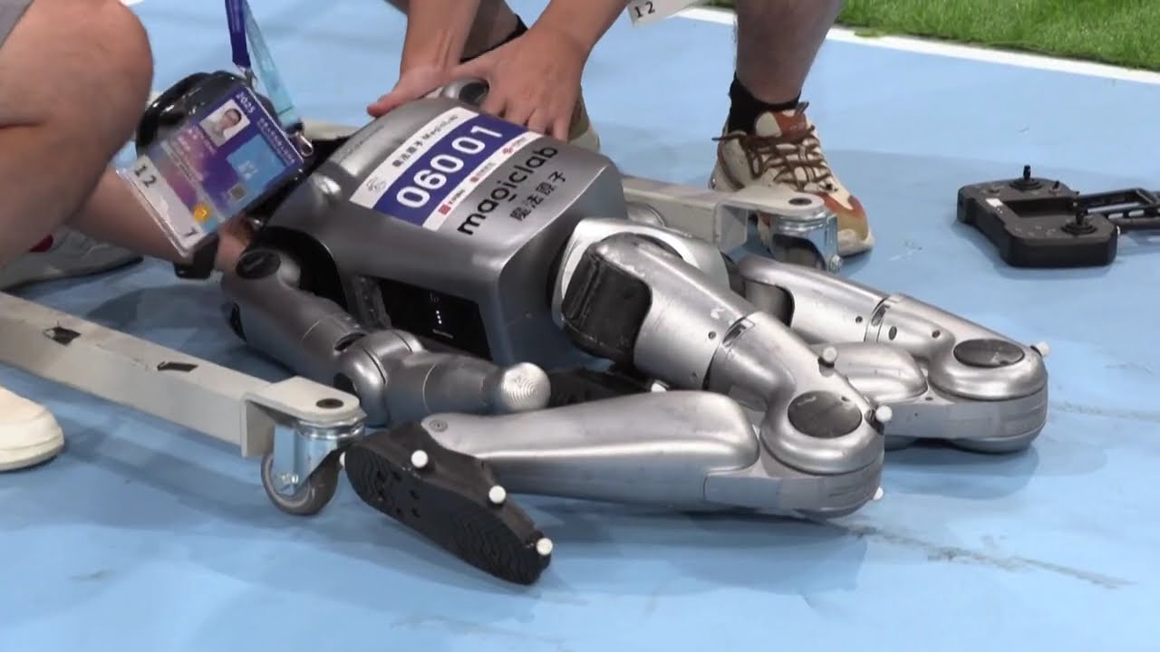 Robot Falls, Fails and Funny Moments from China's World Humanoid Games