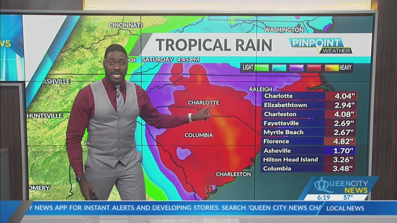 Tracking Ian: Heavy rain, strong wind gusts expected in Charlotte as ...