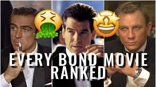 Every James Bond Movie RANKED: Worst to Best