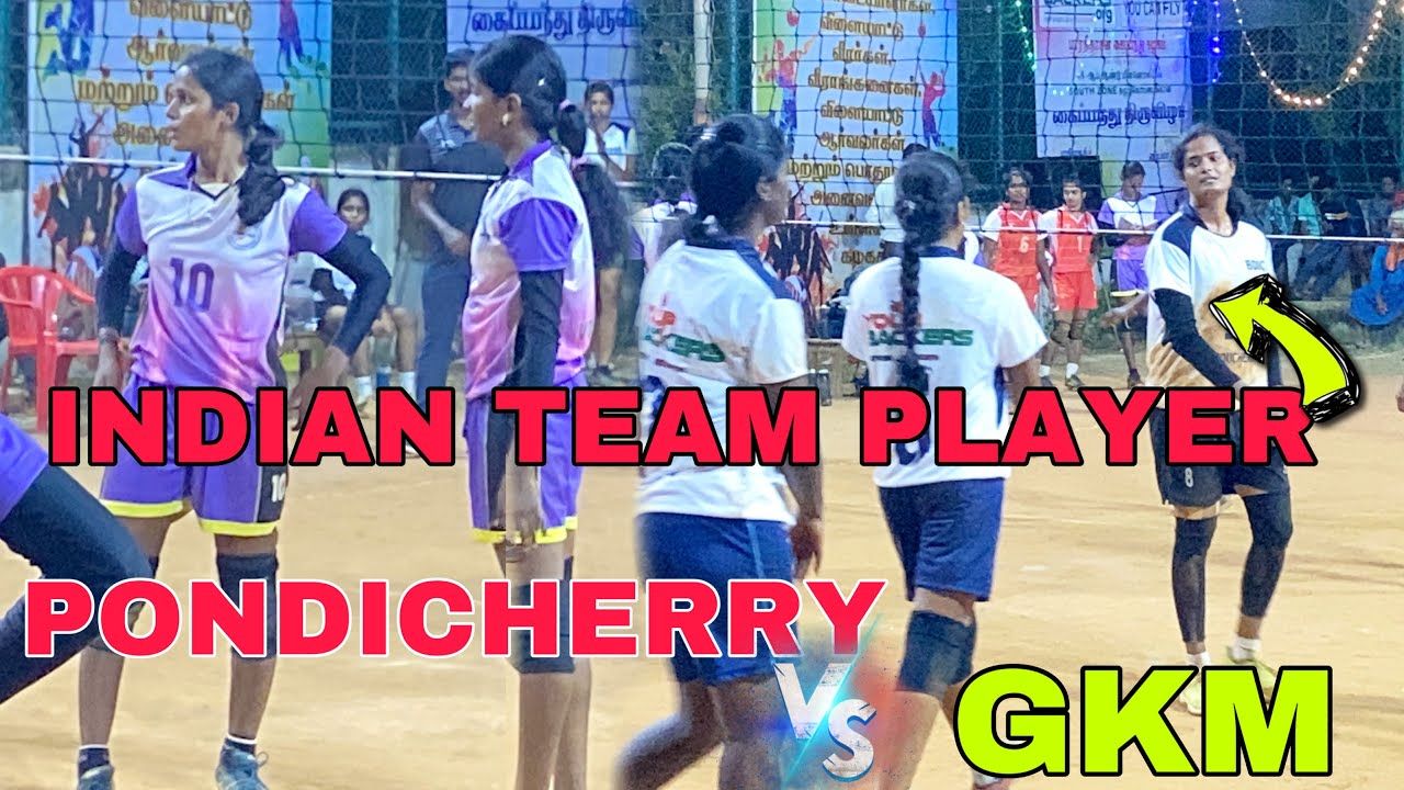 😱40 k 🔥PONDICHERRY 🆚 GKM ||INDIAN TEMA PLAYER ||Full up set || no 10 on ...