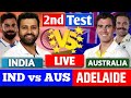 🔴Live: Ind vs Aus 2nd Test Match Live | Live Score & Commentary| India VS Australia Live Match Today