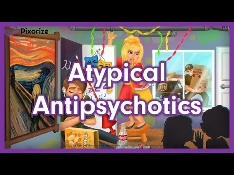 Atypical Antipsychotics Mnemonic for NCLEX | عمل کا طریقہ کار، ضمنی اثرات، نرسنگ فارماکولوجی