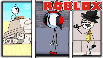 How to get ALL 4 BADGES in THE HENRY STICKMIN RP [ROBLOX]