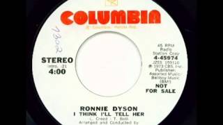 Ronnie Dyson - I Think I'll Tell Her chords