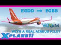 Real Pilot on Vatsim! Full Flight EGGD to EGBB in the ToLiss A321 X Plane 11