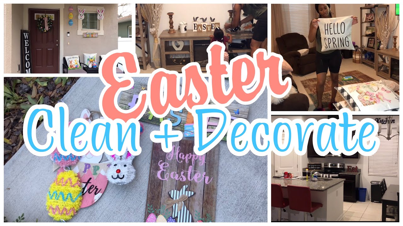 EASTER CLEAN & DECORATE WITH ME 2022 | CLEANING MOTIVATION | SPEED CLEAN