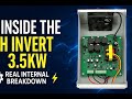 Inside H Invert 3.5KW Inverter 🔥 Real Internal Secrets You Must See! | Full Power &Circuit Breakdown