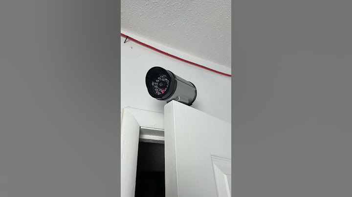 What's Inside a Fake Security Camera?