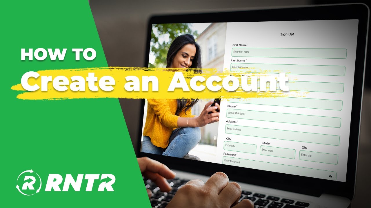 Unlock a World of Possibilities: Creating a RNTR Account - YouTube