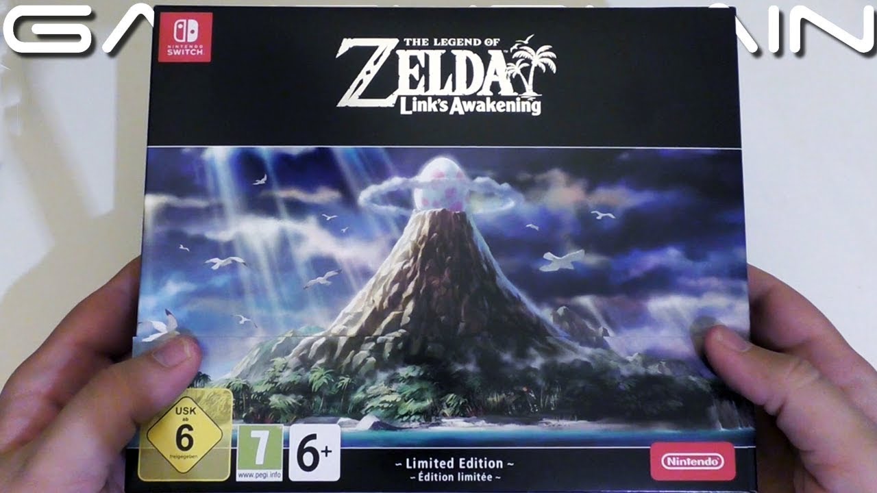 Zelda: Link's Awakening Limited Edition UNBOXING Amazing Game Boy Themed  Steelbook + Artwork - YouTube