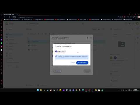 How to Transfer Ownership of Google Drive Folder (2024)?
