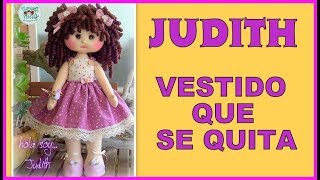 HACEMOS EL VESTIDO DE LA MUÑECA JUDIT video- 424 screenshot 5